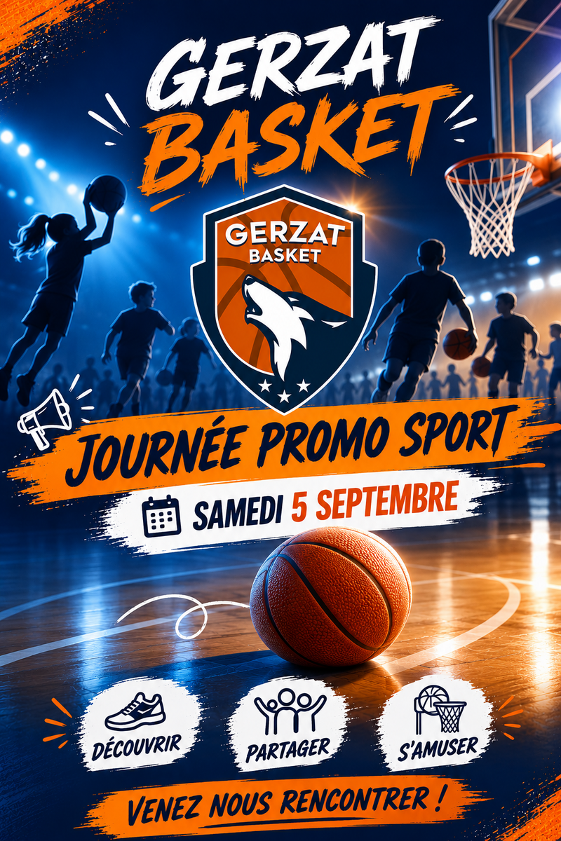 🏀 Gerzat Basket à la Journée Promo Sport
