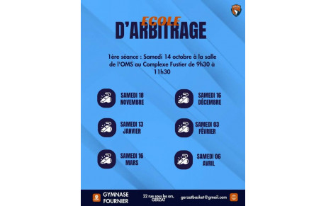 ECOLE D'ARBITRAGE